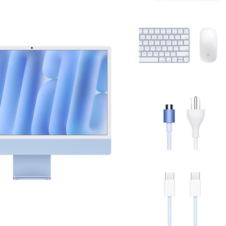 iMac All-in-One Desktop Computer (24-inch) - Apple M4 chip, Built