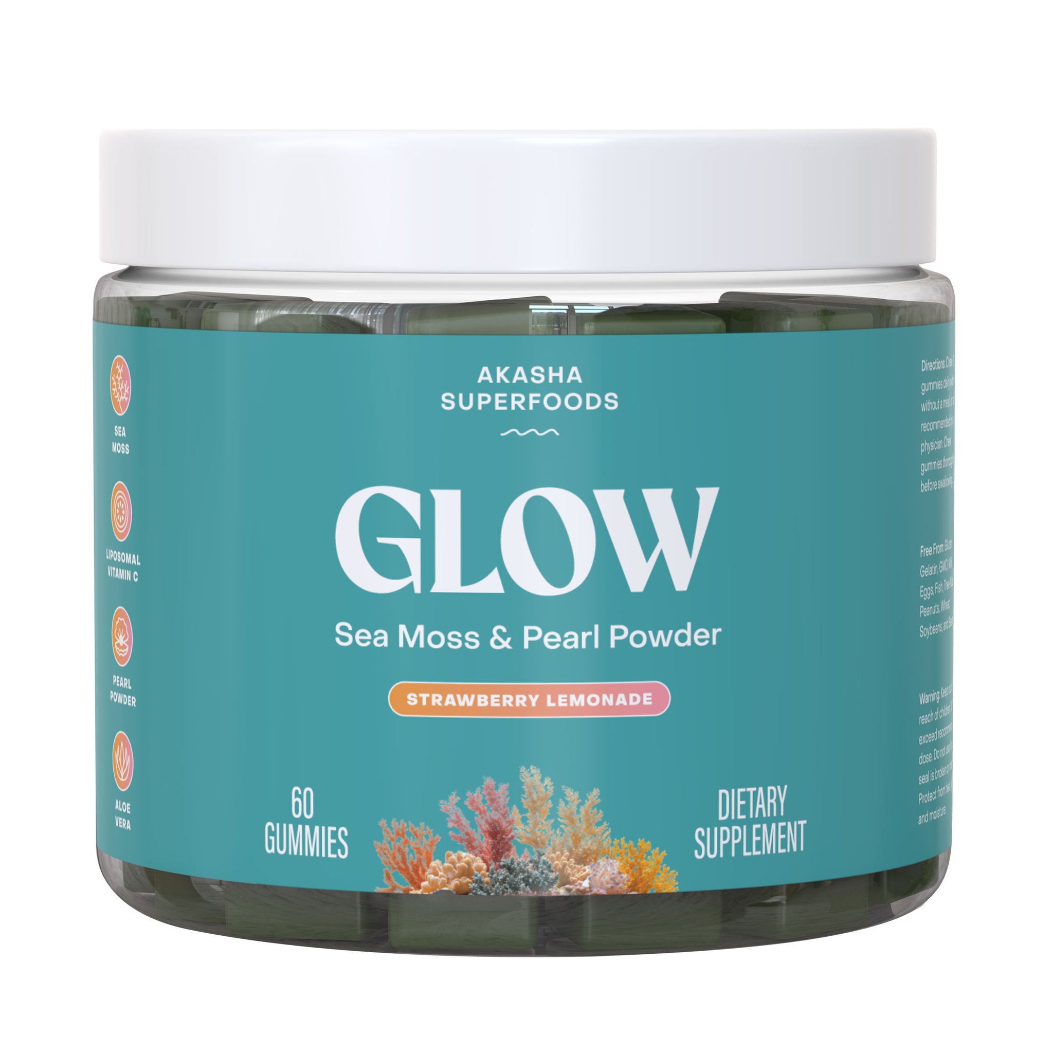 Akasha Superfoods GLOW Sea Moss & Pearl Powder, 2-Pack | Costco