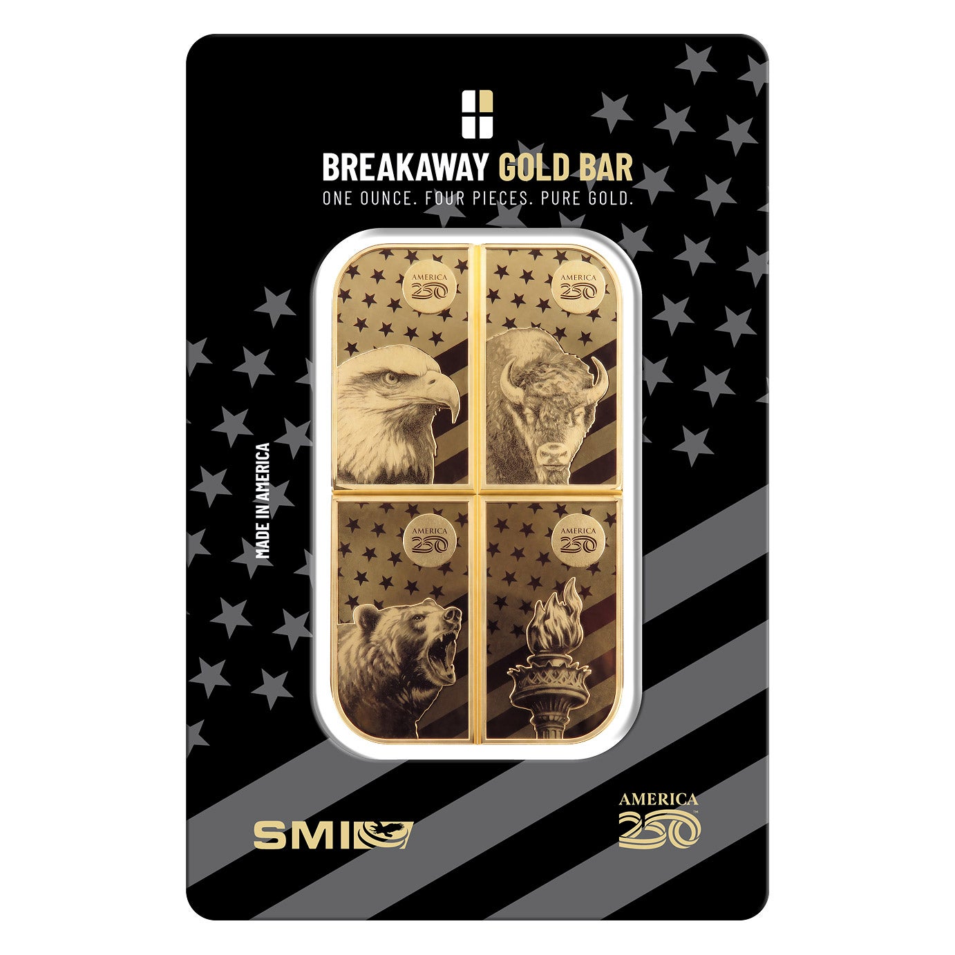 1 oz Sunshine Minting Breakaway Gold Bar (New in Assay) | Costco