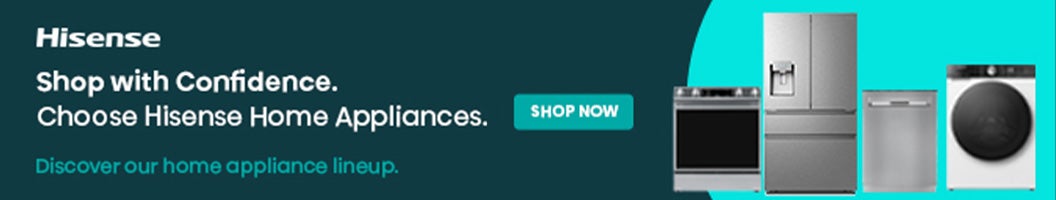 Hisense  Shop with confidence. Choose Hisense Home Appliances  Discover our home appliance lineup  Shop Now While quantities last