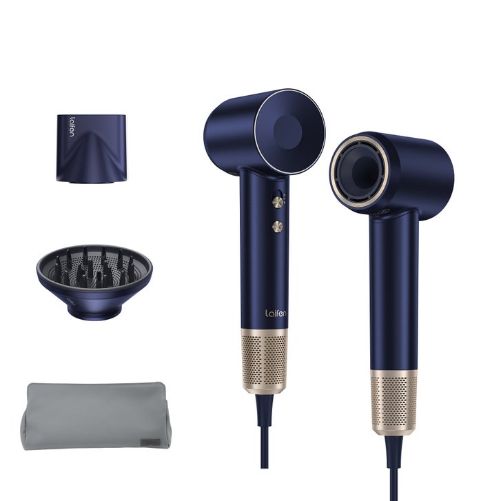 Laifen Swift Premium Hair Dryer with 2 Nozzle Attachments and