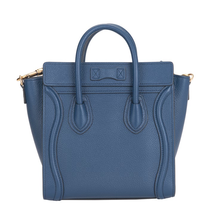 Celine Nano Luggage Shoulder Bag, Blue | Costco