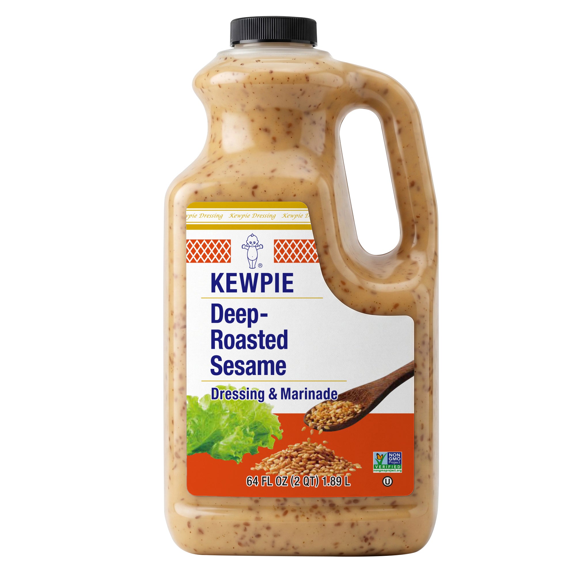 KEWPIE Deep-Roasted Sesame Dressing & Marinade, 64 fl oz