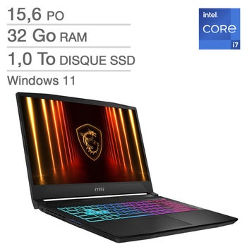 MSI Katana 15 HX 15.6-in. Gaming Laptop, Intel Core i7-14650HX