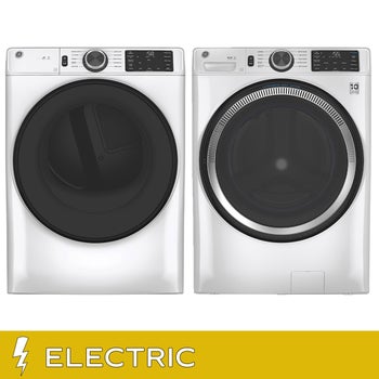 GE Laundry Bundle 5.5 cu ft. Front Load Washer and 7.8 cu ft. Electric Dryer