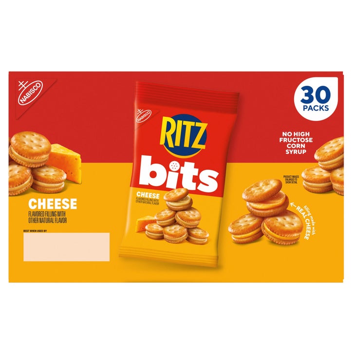 RITZ Bits Cracker Sandwiches, Cheese, 1.5 oz, 30-count | Costco