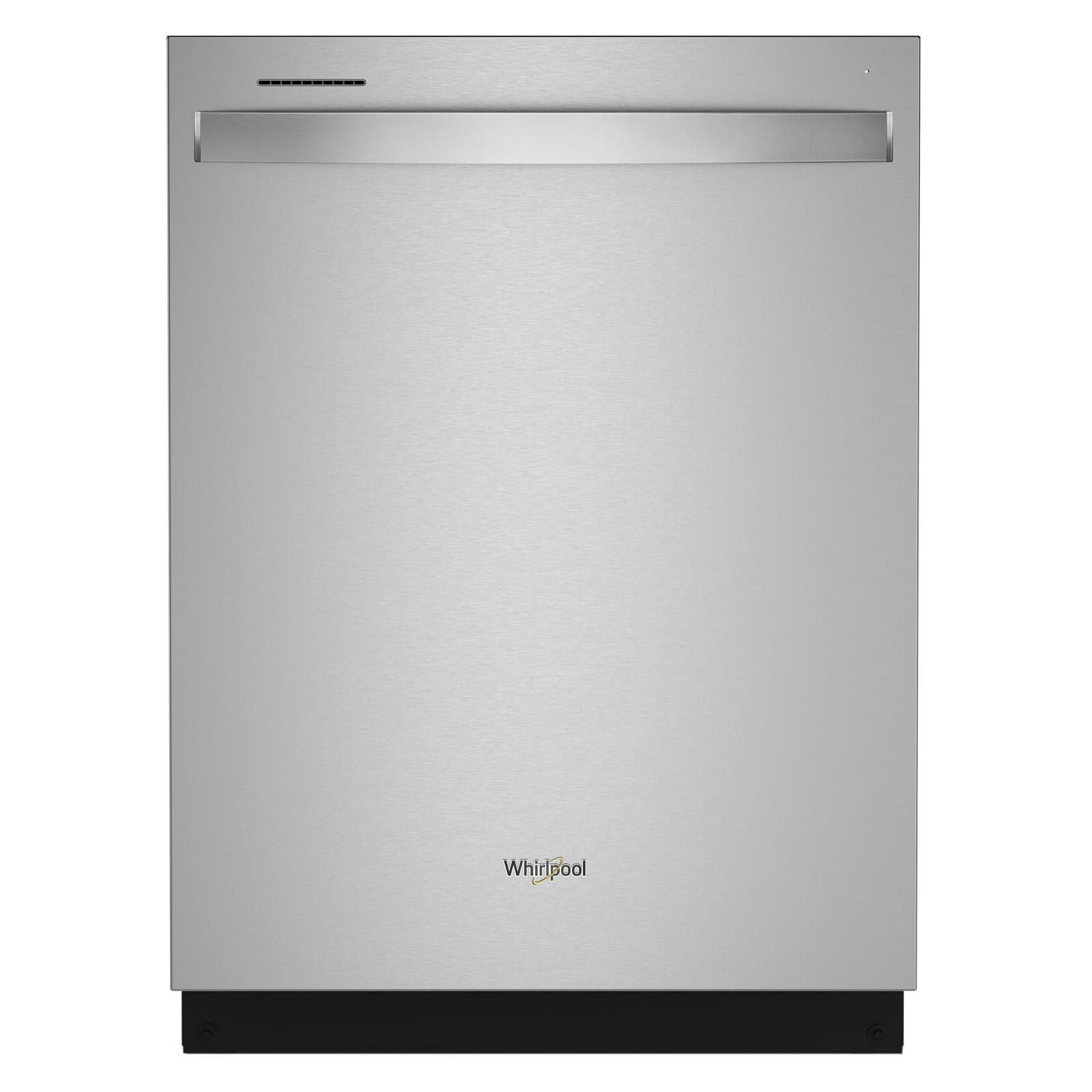 Whirlpool 24" Top Control Stainless Steel Dishwasher with Auto Open Air Dry, 47dBA