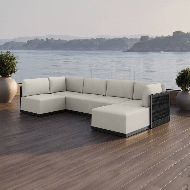 Henredon Annalise 6-piece Outdoor Patio Modular Sectional | Costco