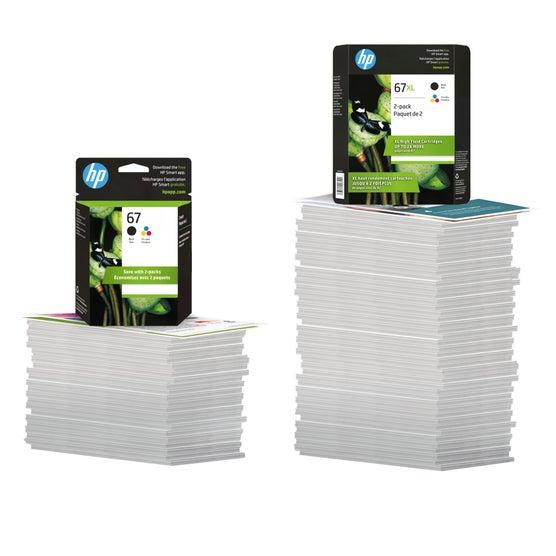 HP 67XL High Yield Ink Cartridge, Black & Tri-Color | Costco