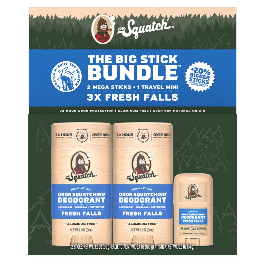 Dr. Squatch Fresh Falls Stick Deodorant Set | Costco