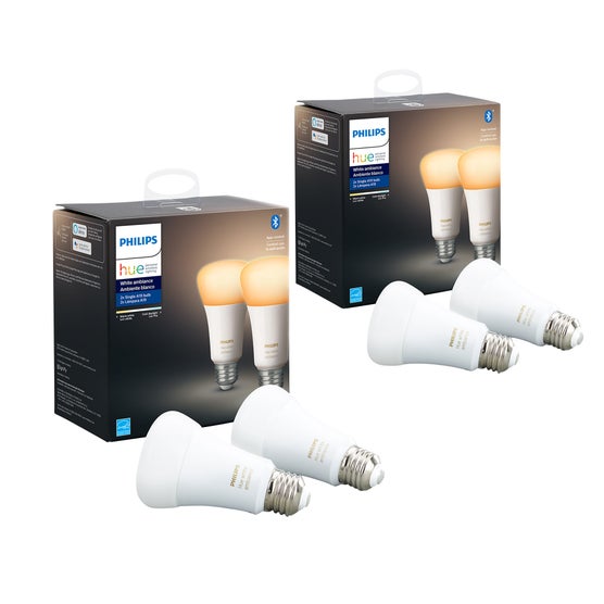 Philips Hue White Ambiance A19 LED Smart Bulbs, 4-pack | Costco