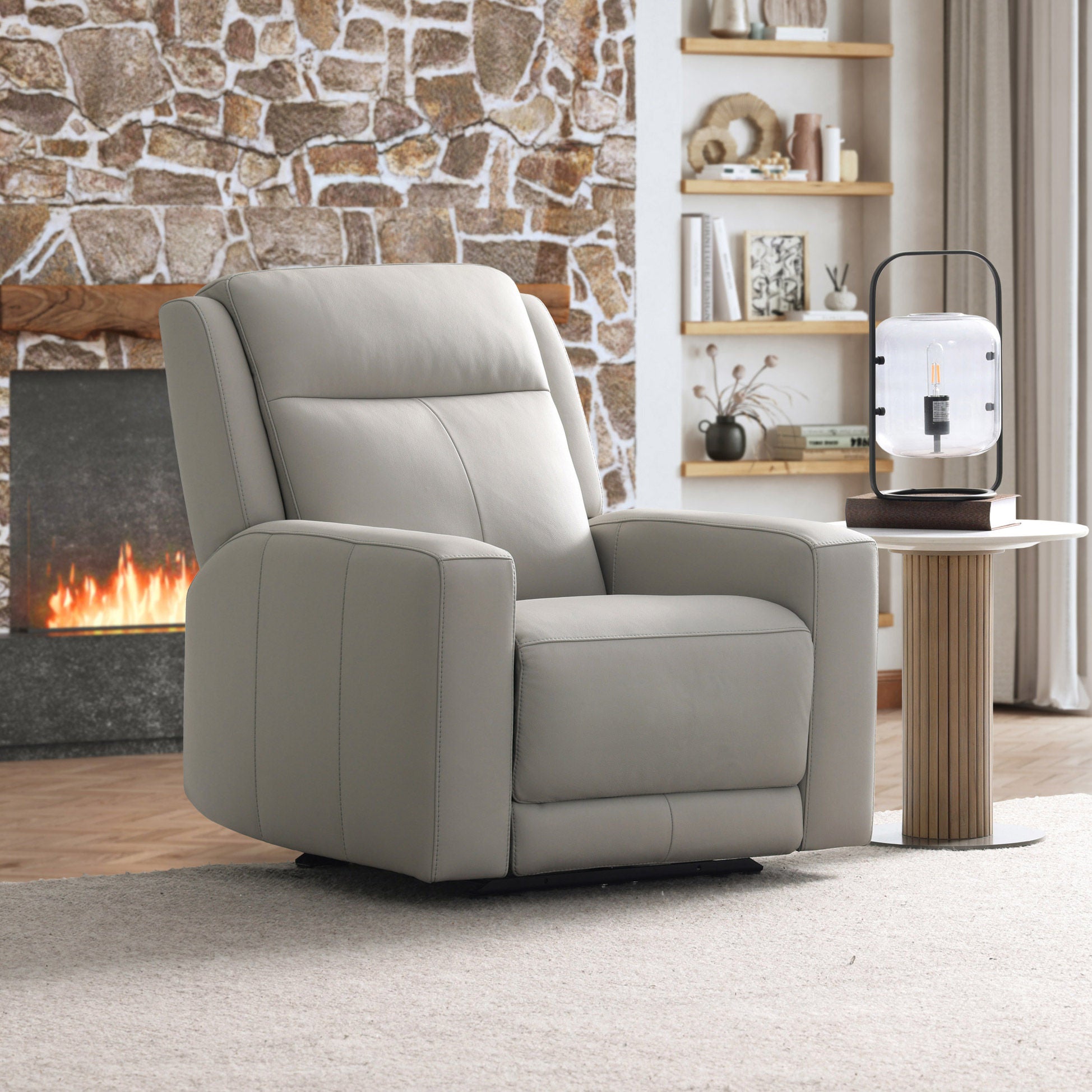 Gray Force 157cm 16-17モデル Wren Zero Gravity Power Leather Recliner with Power Headrest | Costco