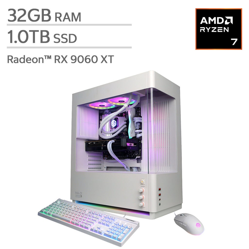 CyberPowerPC Gamer Supreme Gaming Desktop - AMD Ryzen 7 9700X