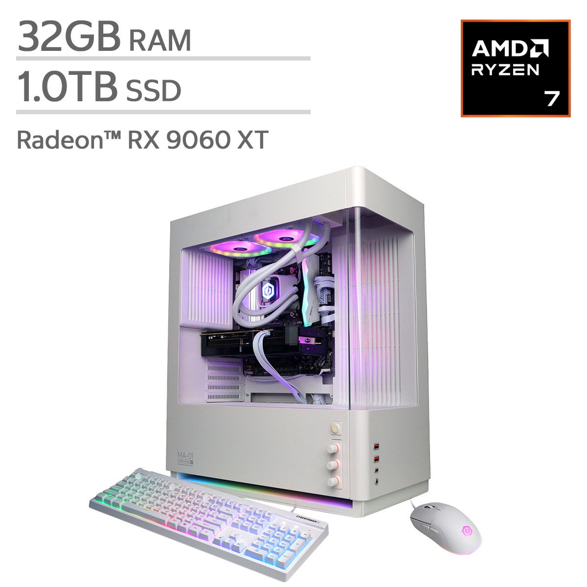 CyberPowerPC Gamer Supreme Gaming Desktop - AMD Ryzen 7 9700X