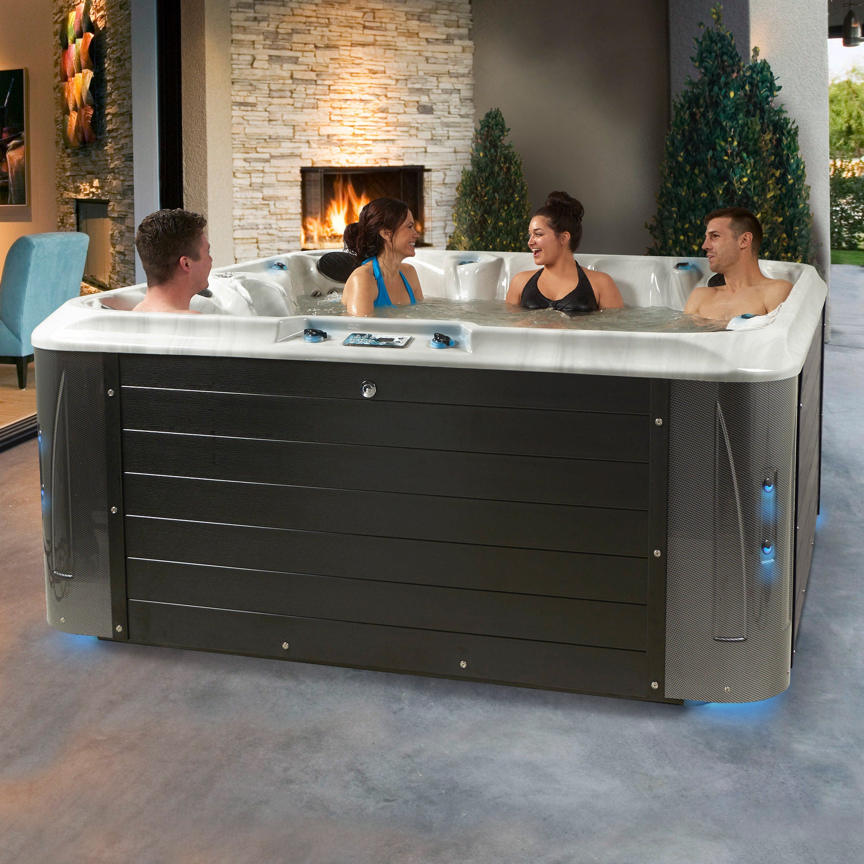 宝石温熱　BIO SILICON MAT M71015-5 Evolution Spas Oxford UV 121 Jet Spa | Costco