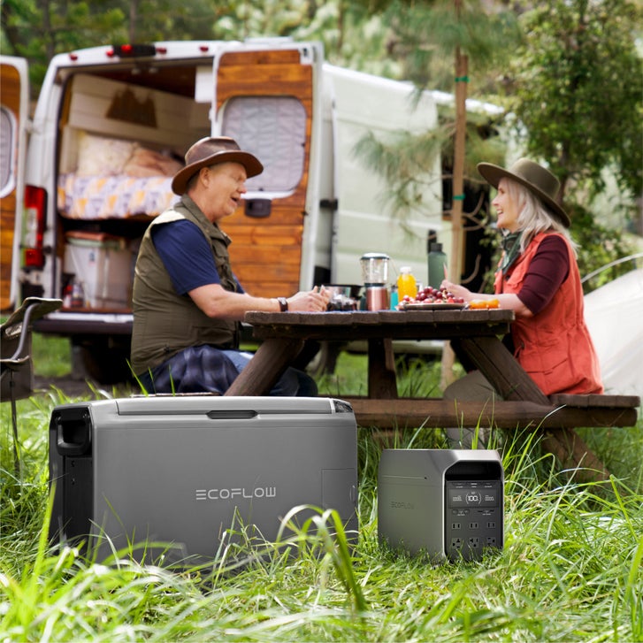 EcoFlow GLACIER Classic Portable Fridge Freezer + Plug-in Battery