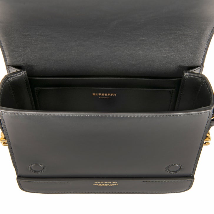 Burberry Grace Leather Shoulder Bag, Black | Costco