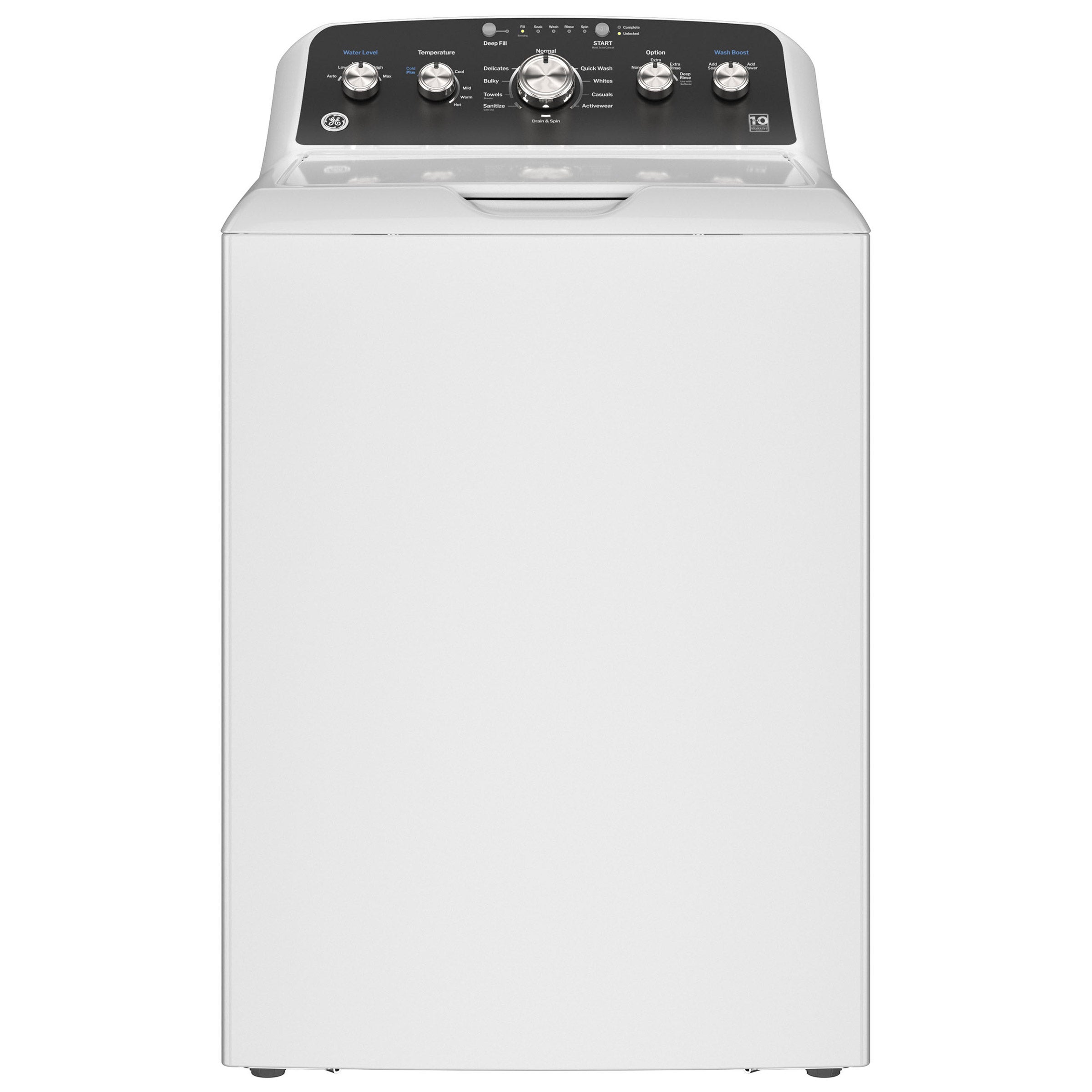 GE 4.5 cu. ft. Capacity Washer with Stainless Steel Basket, Cold Plus and Wash Boost