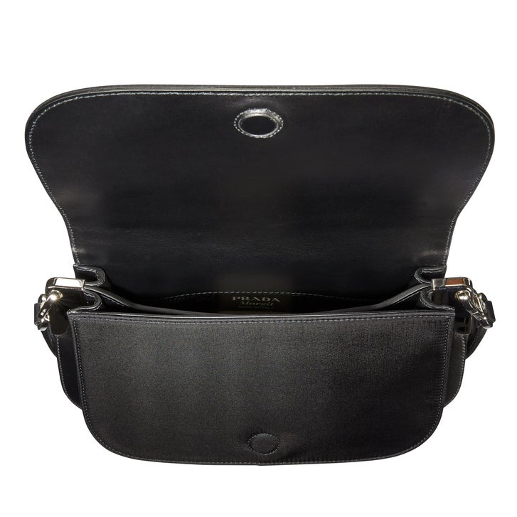 Prada Leather Leather Shoulder Bag, Black | Costco