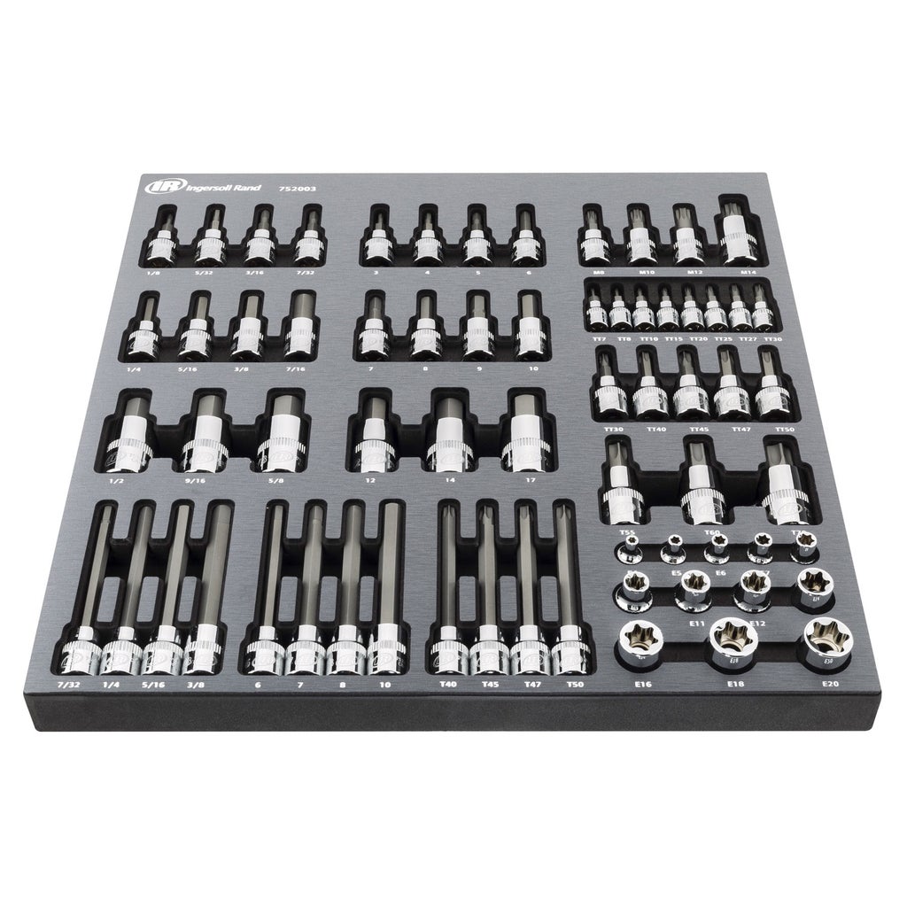 Ingersoll Rand 66 Piece Master Hex, Torx, and Specialty Bit Socket