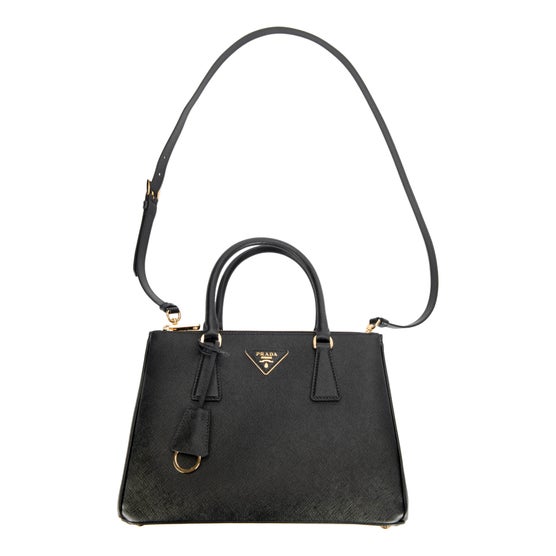 Prada Small Saffiano Leather Galleria Bag, Nero | Costco