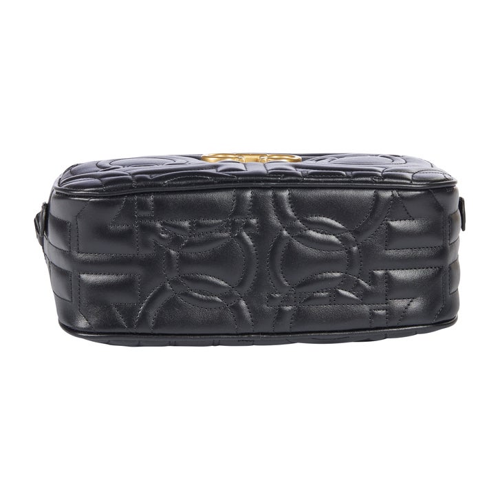 Salvatore Ferragamo Gancini Camera Bag, Black | Costco