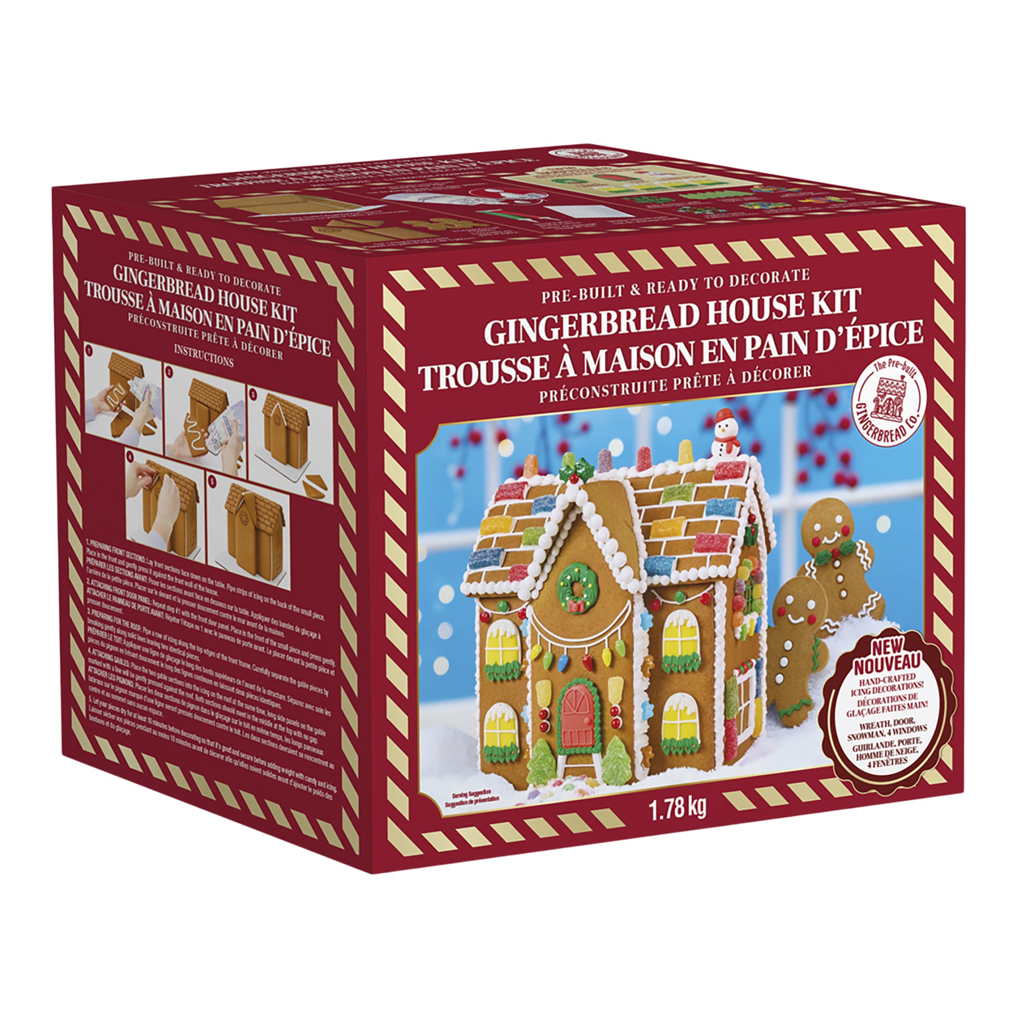 新品未使用品　 Gingerbread House Gingerbread Co Gingerbread House, 1.78 kg | Costco