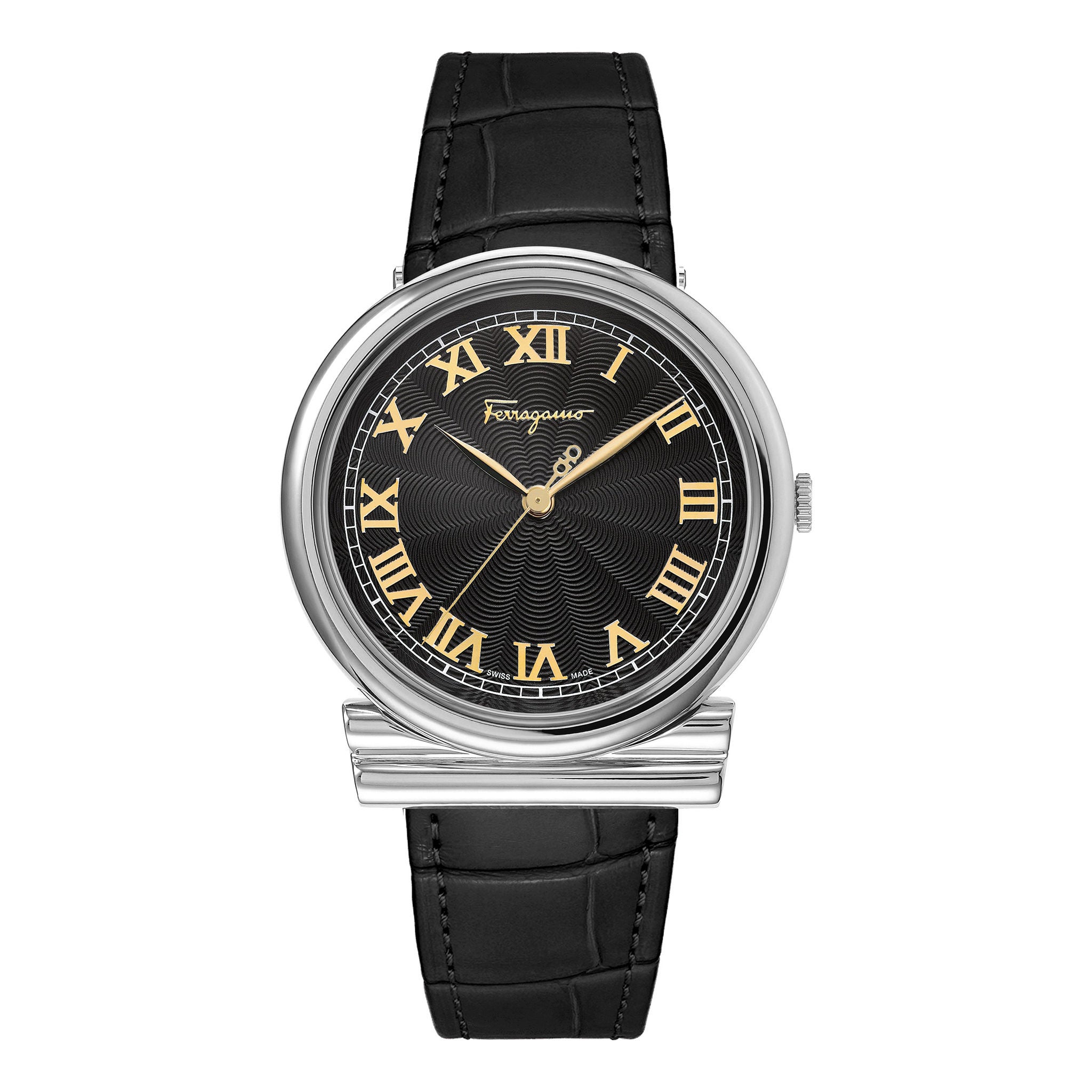 Salvatore Ferragamo Gancini Stainless Steel Case Ladies Quartz
