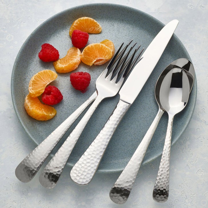 Mikasa Hammered Opulent 112-piece Flatware Set | Costco