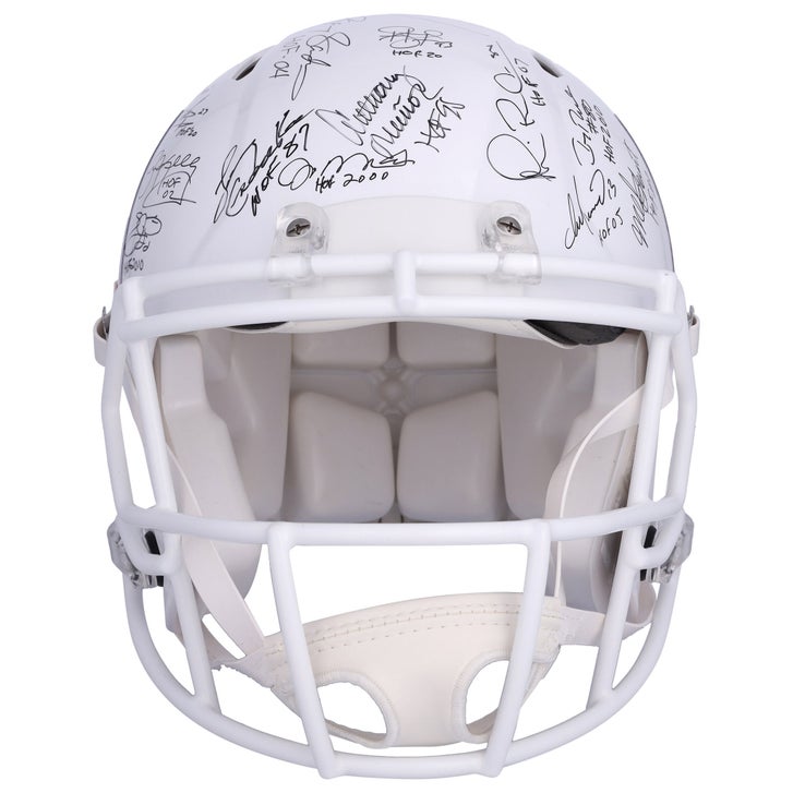 NFL Hall of Famers Autographed Riddell Speed Authentic Helmet with