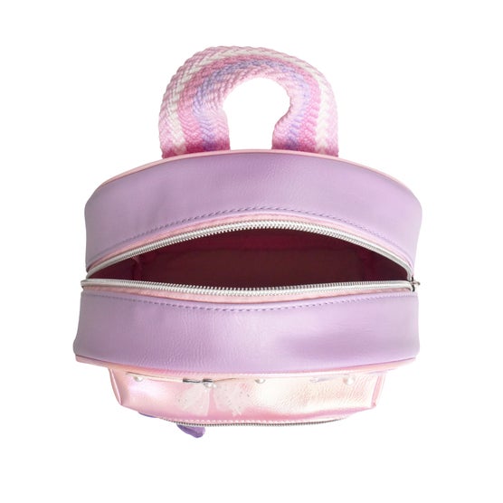 OMG Accessories Metallic Butterfly Applique Mini Backpack | Costco