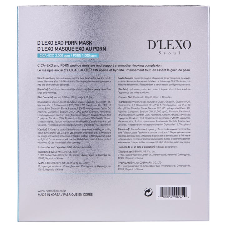 D'LEXO EXO PDRN Mask, 10-pack | Costco