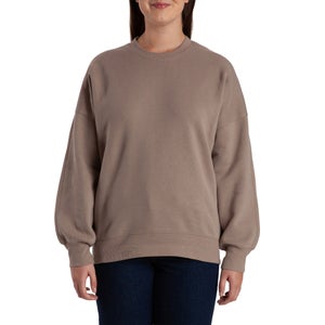 Lazypants Women's Fleece High-low Crewneck Sweatshirt