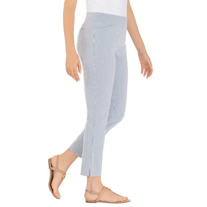 Hilary Radley Ladies' Seersucker Pull-On Ankle Pant