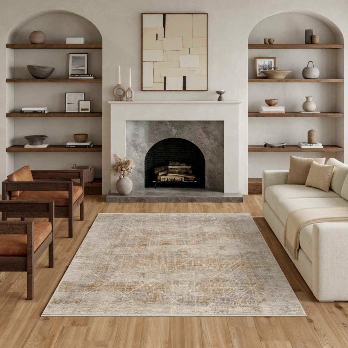 Nourison Argon Area Rug, Haze, 7’10” x 10’2”