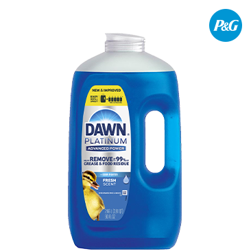 Dawn Platinum Advanced Power Dishwashing Liquid Fresh Scent