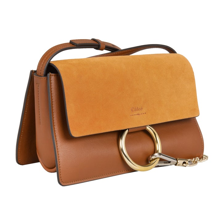 Chloe Faye Small Shoulder Bag, Brown | Costco