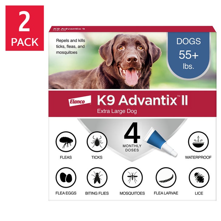 K9 Advantix II Flea and Tick Topical Treatment for Dogs Over 55