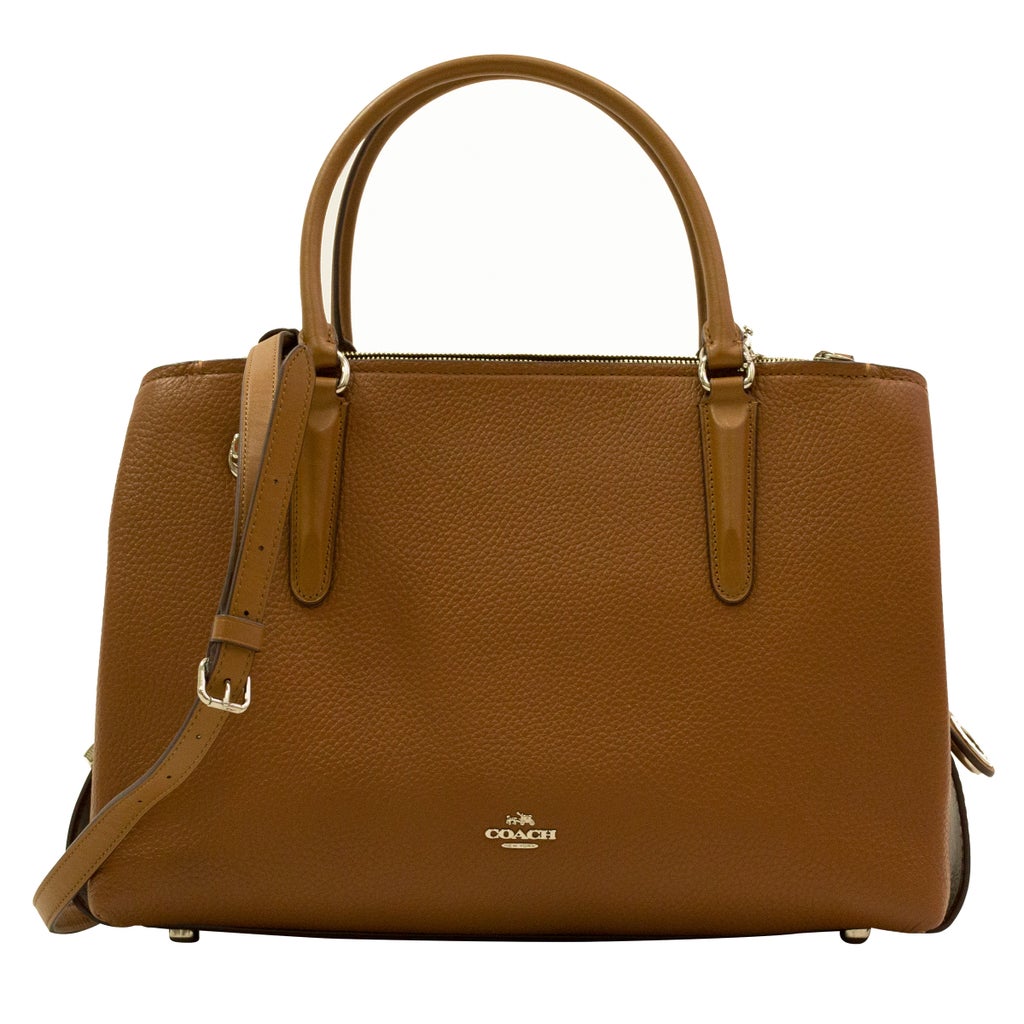 Coach Brooklyn 34 Satchel, Saddle | Costco