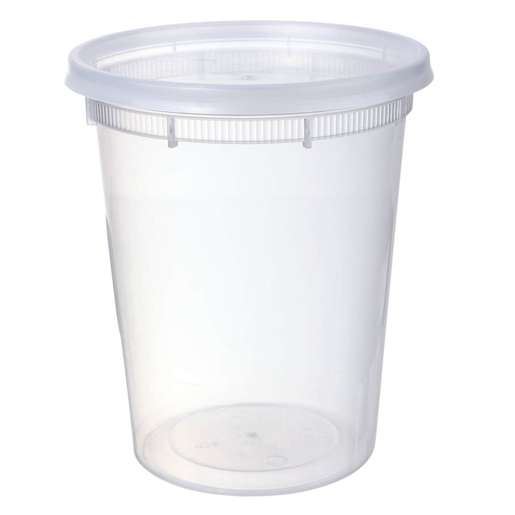 Café Express 32-oz. deli containers with lids