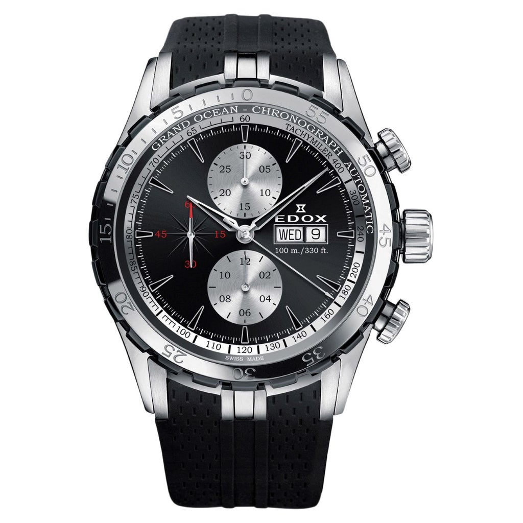 Edox Grand Ocean Chronograph Stainless Steel Automatic Men's Watch