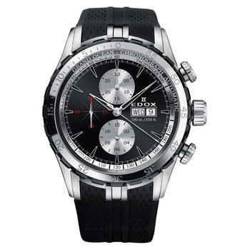 Edox Grand Ocean Chronograph Stainless Steel Automatic Men's Watch