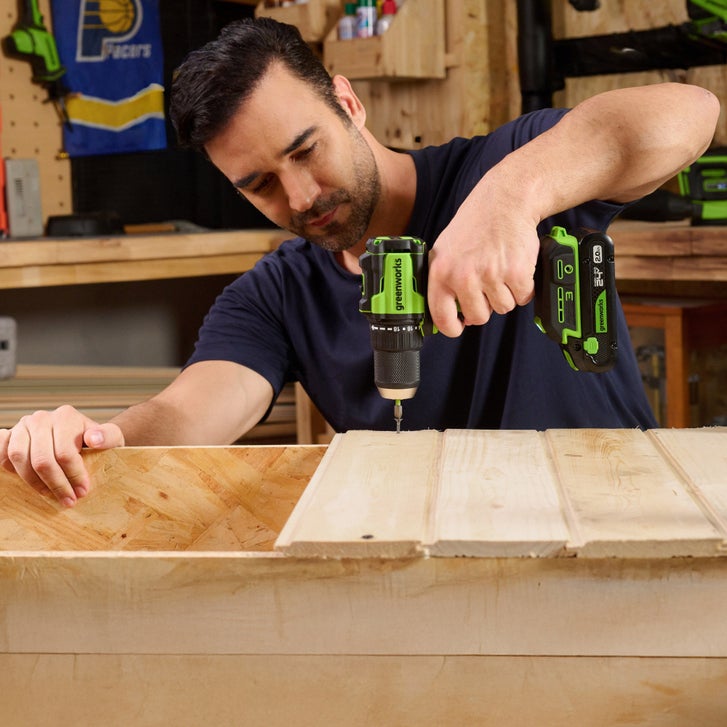 Greenworks 24V Drill & Impact Driver 2x2Ah Battery, 4Ah Battery