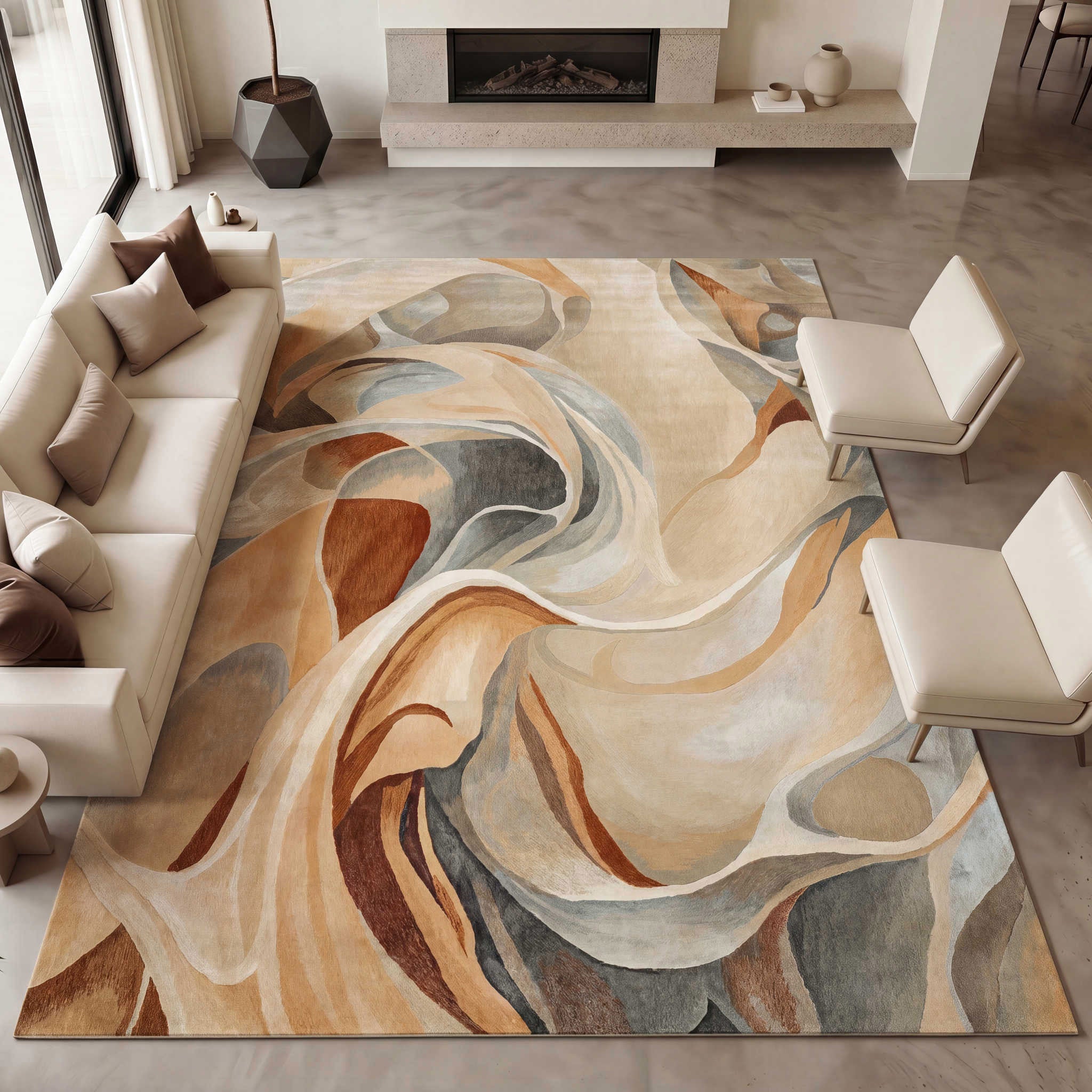 Nourison Kroma Area Rug, Hue, 8'6