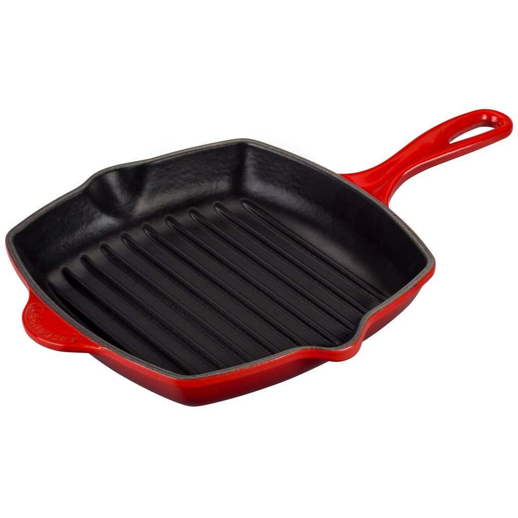 Le Creuset Cast Iron 8” Square Skillet Grill | Costco