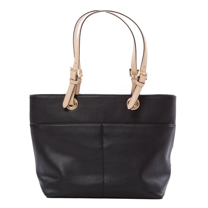 Michael Kors Bedford Top Zip Pocket Tote Bag, Black | Costco