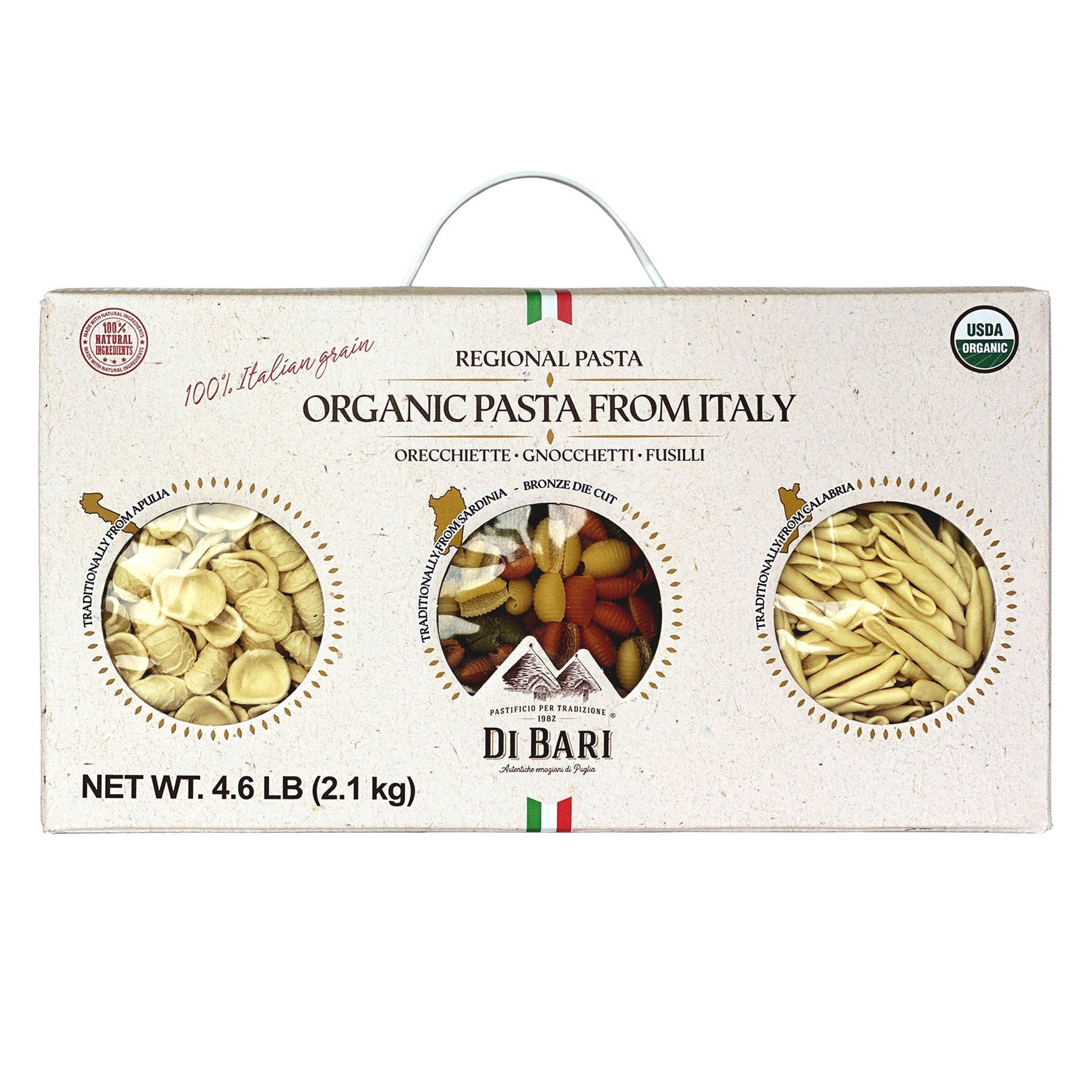 ORGANIC DI BARI PASTA GIFT BOX 6/12.35 OZ