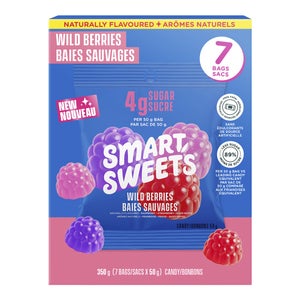 Smart Sweets Wild Berries, 7 x 50 g