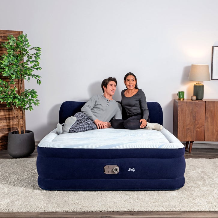 Sealy Air Mattress Queen with Built-in Headboard