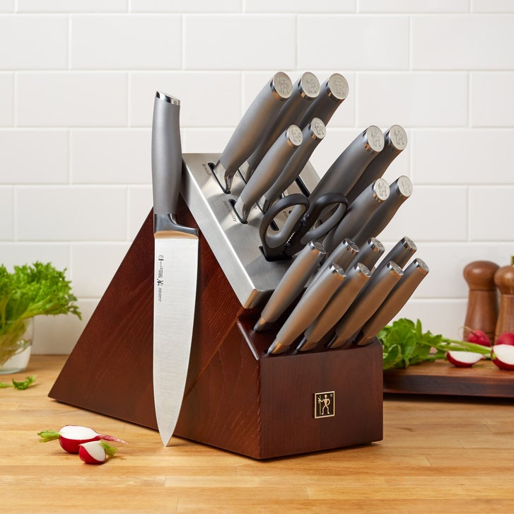 Henckels Modernist 20-piece Self-Sharpening Knife Block Set | Costco